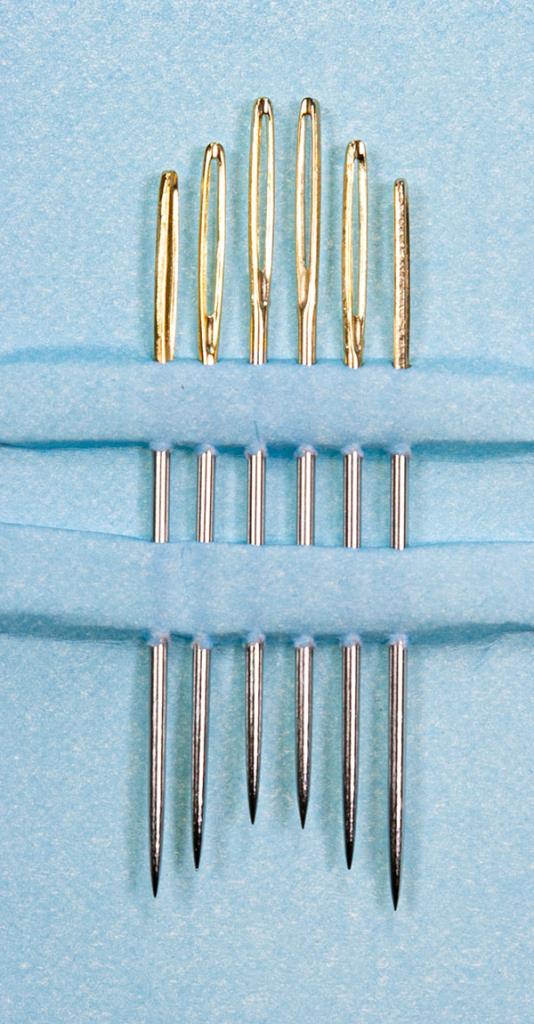 Sticknadeln mit Spitze No.18 6Stk.